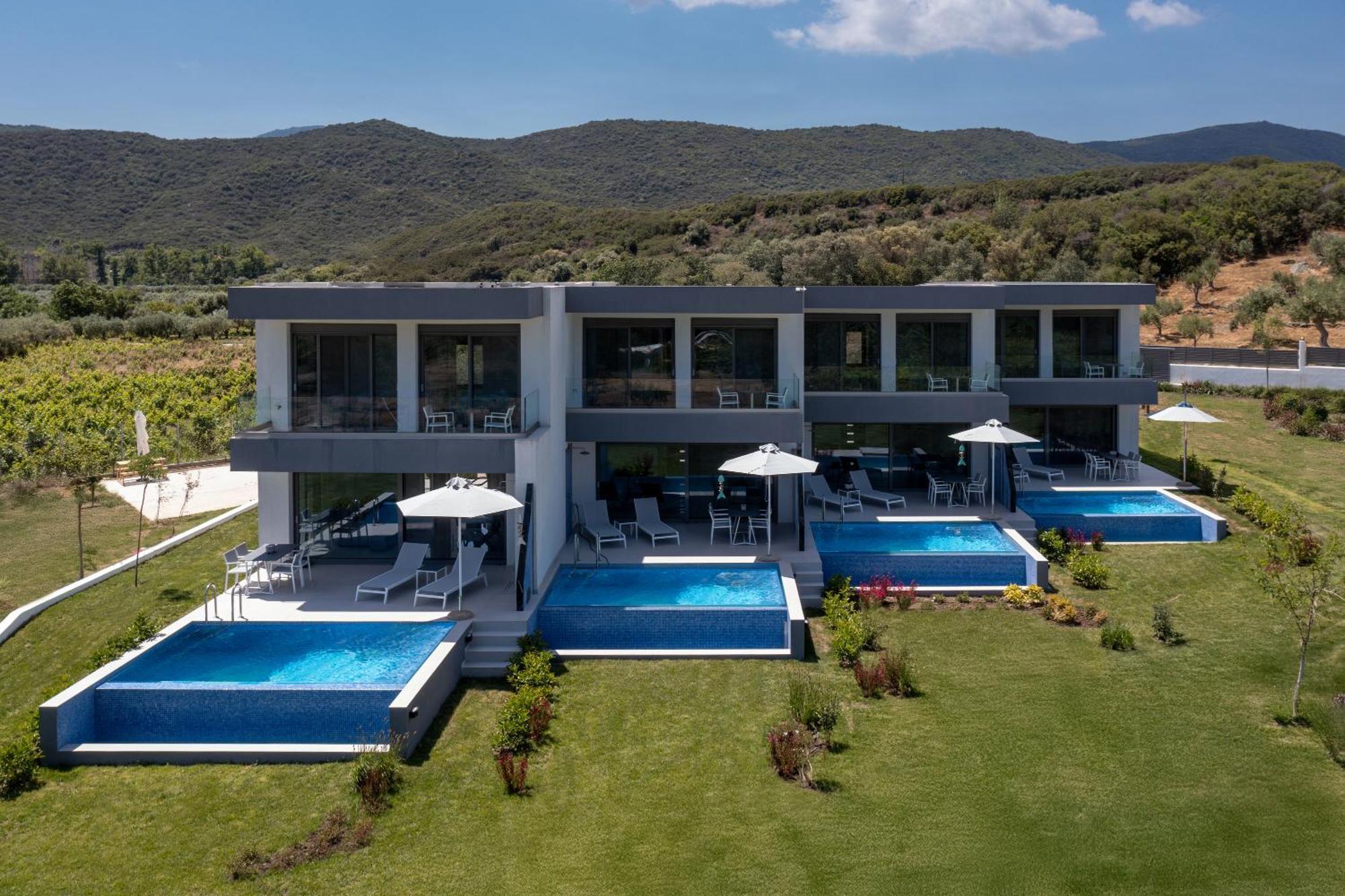 Elysium Villas Quartet Sarti Exterior foto