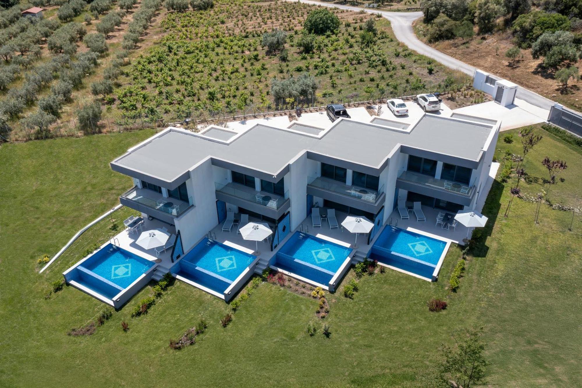 Elysium Villas Quartet Sarti Exterior foto